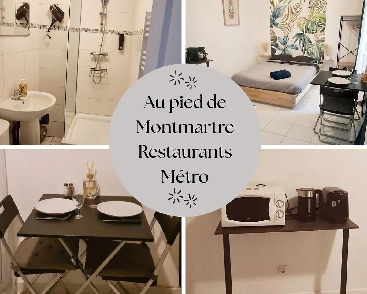 Apartment Charmant Studio Au Pied De Montmartre Dans Residence Avec Gardien Et Camera De Surveillance Paris France